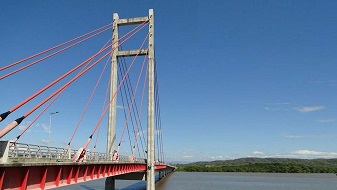 Imagen del puente La Amistad con fines ilustrativos