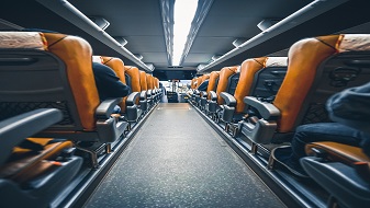 Imagen ilustrativa del interior de un autobus